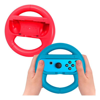 2 Volantes Rueda Para Nintendo Switch Joy-con Racing Wheel Color Azul\u002FNaranja Evay | MercadoLibre