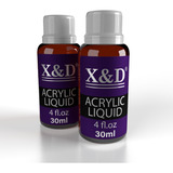 Kit 2 Acrylic Líquid Monomer Preparador Manicure 30ml Xed