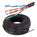 Cable Utp Cat 6 Exterior X 100 Metros (100% Cobre)