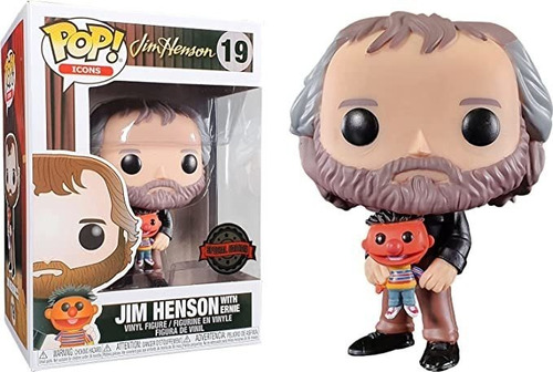 Pop! Exclusivo Jim Henson Con Ernie - Iconos Funko