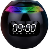 Bocina Bluetooth Portátil, Reloj Despertador Digital, 18 Hor