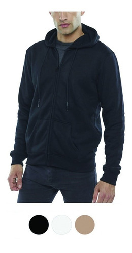 Campera Hombre Frisa Algodon Canguro Con Capucha 29115311