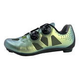 Zapatillas Ciclismo Gw Bicicleta De Ruta Doble Boa Verde