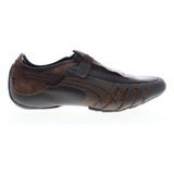 Original Tenis Puma Vedano Slip-on Leather Sneakers Adulto