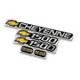 Kit Emblemas / Calcomanias Resinadas Chevrolet Cheyenne 1500 Chevrolet Cheyenne