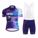 Uniforme Ciclismo Israel 2023 Jersey Short Bib Bici Ruta Mtb