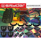 Paquete 4 Marcadoras Spyder Aggressor Paintball Gotcha Lbf
