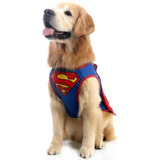 Fantasia De Cachorro Superman Colete Licenciado M