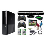 Xbox 360 Ultra Slim E Original + 5 Juegos +kinect + Hdd 500 