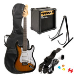 Pack Guitarra Kansas Stratocaster+amplificador+accesorios