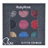 Paleta Glitter Shine Ruby Rose