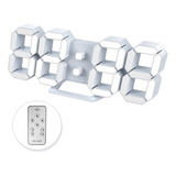 Reloj Despertador Digital Led 3d De Pared De Escritorio, Ate