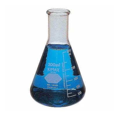 Matraz Erlenmeyer Kimax 300ml Graduado Vidrio Borosilicato 3.3 | Envío gratis