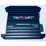 Amplificador De 4 Canales 800 Watts Te-4080 Ts Power Encore