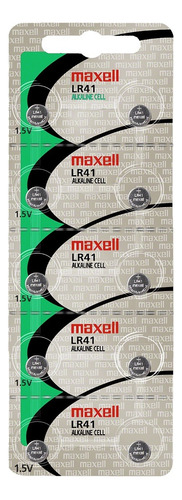 Pack 10 Pilas Maxell Lr41 Ag3 1.5v 