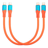 Cable Corto Usb 4, 2 Paquetes, Cable Thunderbolt 4 De 1 Pie