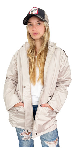 Customs Ba Trench Mujer Piloto Campera Rompevientos B