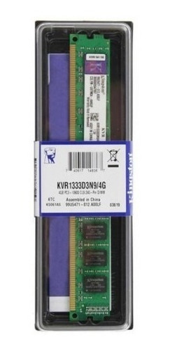 Memória Kingston Ddr3 4gb 1333 Mhz