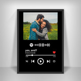 Quadro Spotify Interativo Personalizado Com Foto E Música