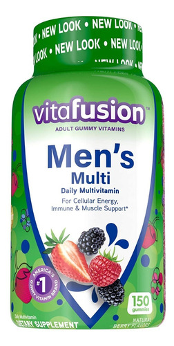 Vitafusion Multi Vitaminico Men's 150 Gomitas Sabor Bayas