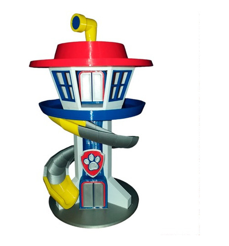 Torre De Control Paw Patrol 30cm Impresion 3d Premium