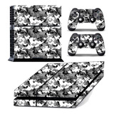 Skin Ps4 Fat Adesivo Película Playstation 4 Camo Ghost