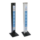 Totem Sanitizante Torre Dispenser Con Dos Pulverizadores