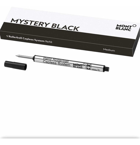 Repuesto Montblanc Para Rollerball Capless Mystery Black (m)