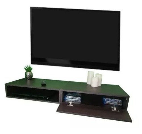 Mueble Tv, Centro De Entretenimiento, Flotado, Moderno 120cm