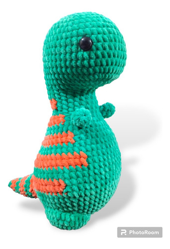 Peluche Artesanal Dinosaurio - Tejido A Mano / Crochet