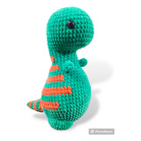 Peluche Artesanal Dinosaurio - Tejido A Mano / Crochet
