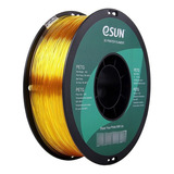 Filamento Esun Petg 1kg 1.75mm Color Amarillo Semi Transparente