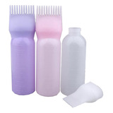 Botella De Tinte Para El Cabello De 3 Piezas, Juego Dispensa