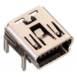 Conector Usb Minib 5 Pines Hembra 90° Pcb Thruhole X 5 Unid