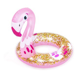 Salvavidas Flotador Inflable Animal Glitter 61cm