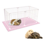 Cercadinho Para Hamster Cercado 30x60 Malha Fina 2,5cm Soft Cor Tela Branca E Soft Fêmea