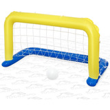 Water Polo Inflable + Pelota Bestway 142x76cm - Del Tomate Color Amarillo
