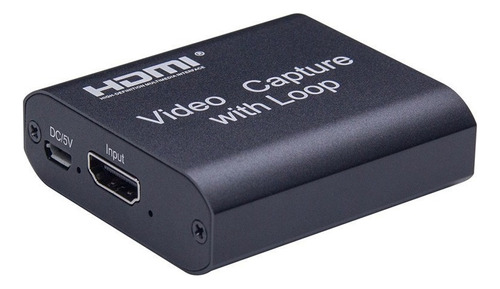 Tarjeta De Captura De Vídeo Hdmi A Usb 2.0 Mini 4k 1080p