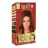  Tintura Silkey Key Kolor Coloracion En Crema Tono 7.4