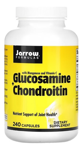 Glucosamina + Chondroitina 240 Caps Glucosamin + Chondroitin Sabor Sin Sabor