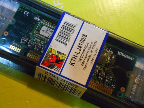 Memoria Para Impresora Kingston Kth-lj4100/8 8mb 100 Mhz