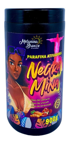 Parafina Ativadora Negra Mina Melanina Bronze