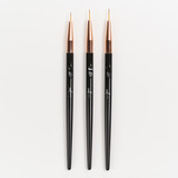 Set 3 Pinceles Liner Nail Pro Pincel 7, 9 Y 11 Mm Diseño