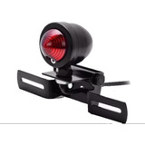 Farol Trasero Con Porta Patente Universal Café Racer Moto 46