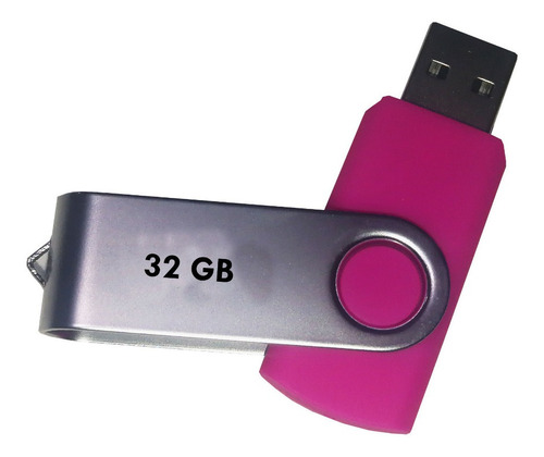 Pendrive 32 Gb Colores Multi Datos Con Cajita De Transporte