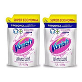 Kit 2 Vanish Tira Mancha S Cloro Multiuso Crystal White 1,2l