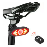 Luz Led Bicicleta Trasero Señalizador Direccional De Giros