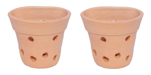 Vaso Decorativo P/ Pequenas Orquideas Rapido Enraizamento 2x