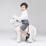 Caballito Pony Montable Ruedas Unicornio Camina Edad 3-5