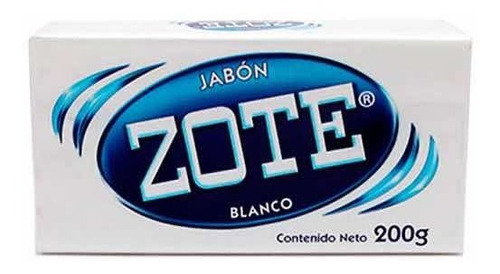 Caja Jabón Zote Blanco 50 Piezas De 200g C/u
